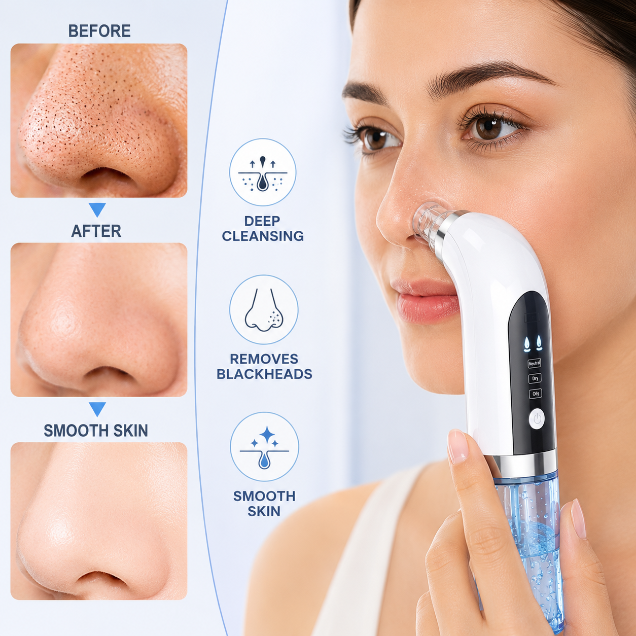 Electric Blackhead Remover & Pore Vacuum Cleaner