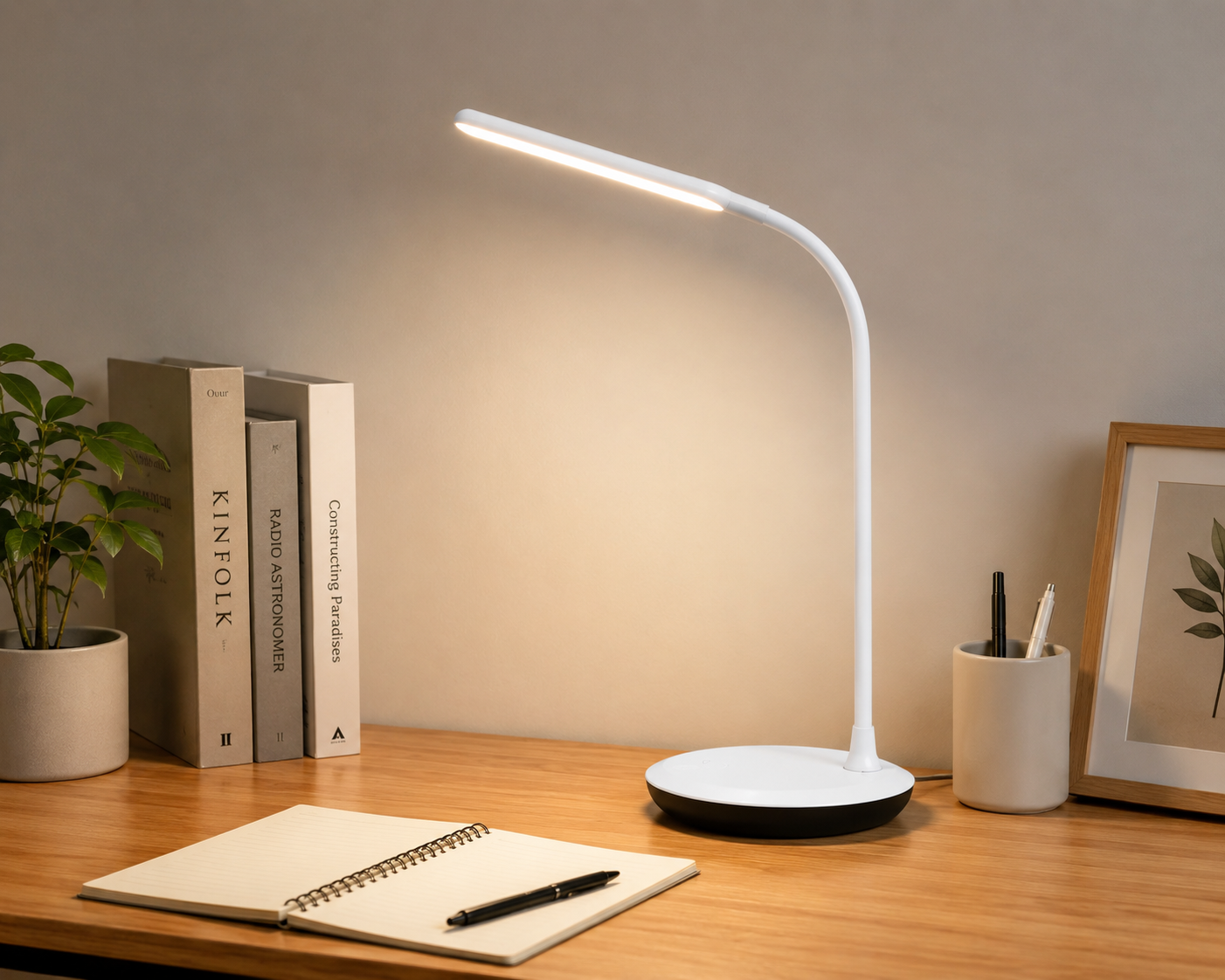 LED Desk Lamp – 360° Flexible Touch Lamp