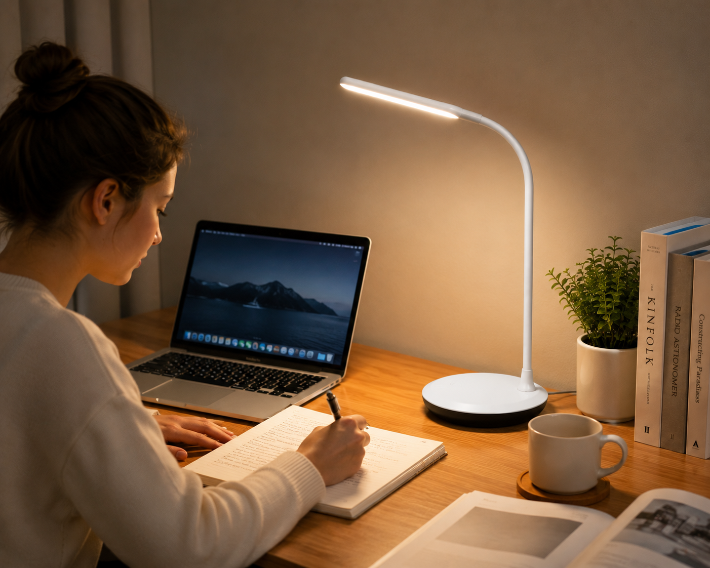 LED Desk Lamp – 360° Flexible Touch Lamp