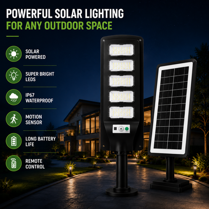 Solar Street Light | IP67 Waterproof Outdoor Lamp