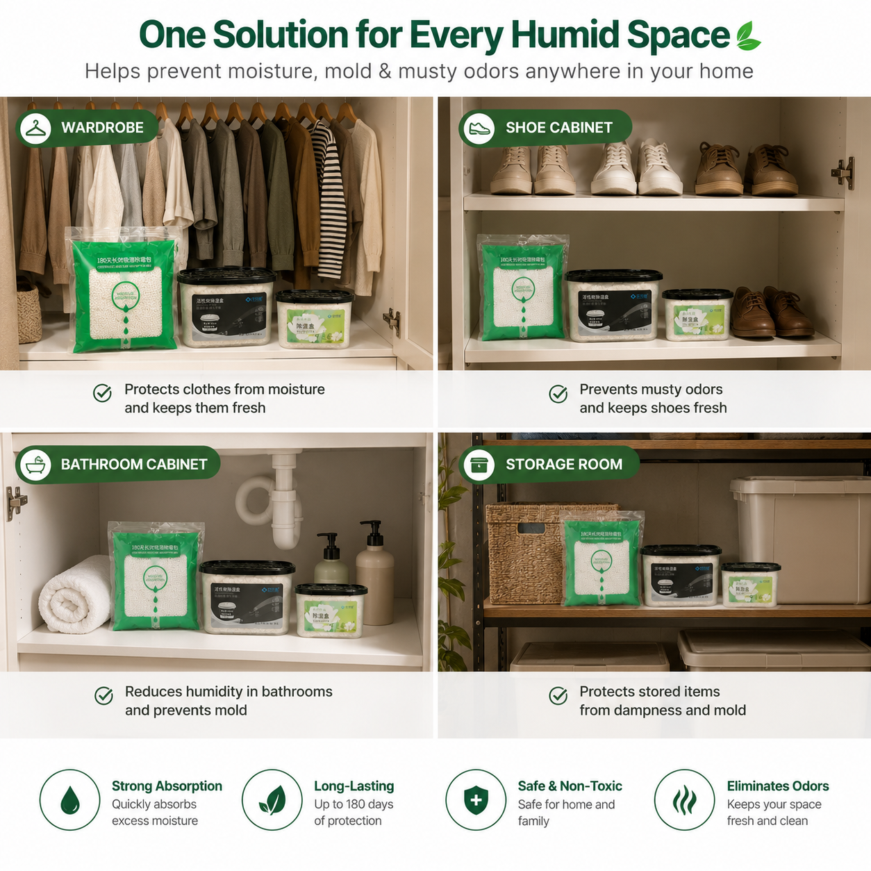 Premium Anti-Moisture & Dehumidifier Kit.