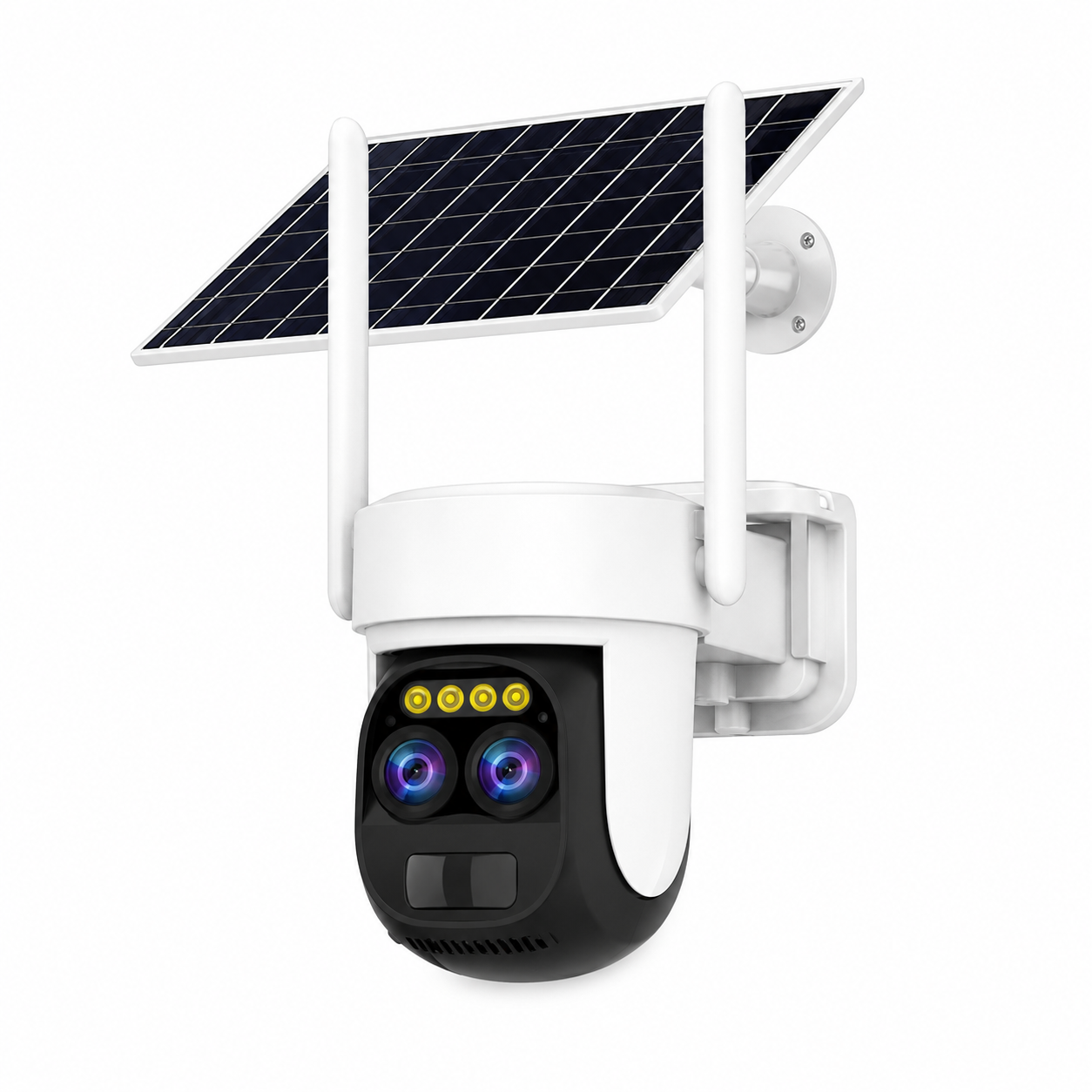 Solar WiFi Security Camera Dual Lens 10X Zoom | PTZ Outdoor Camera