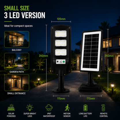 Solar Street Light | IP67 Waterproof Outdoor Lamp