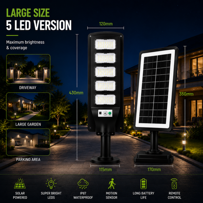 Solar Street Light | IP67 Waterproof Outdoor Lamp