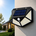Solar Motion Sensor Wall Light | 100 LEDs Outdoor Waterproof Lamp