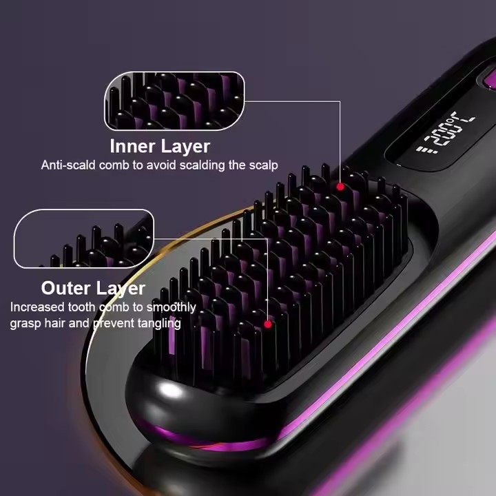 Effortless Hair Straightening Brush™