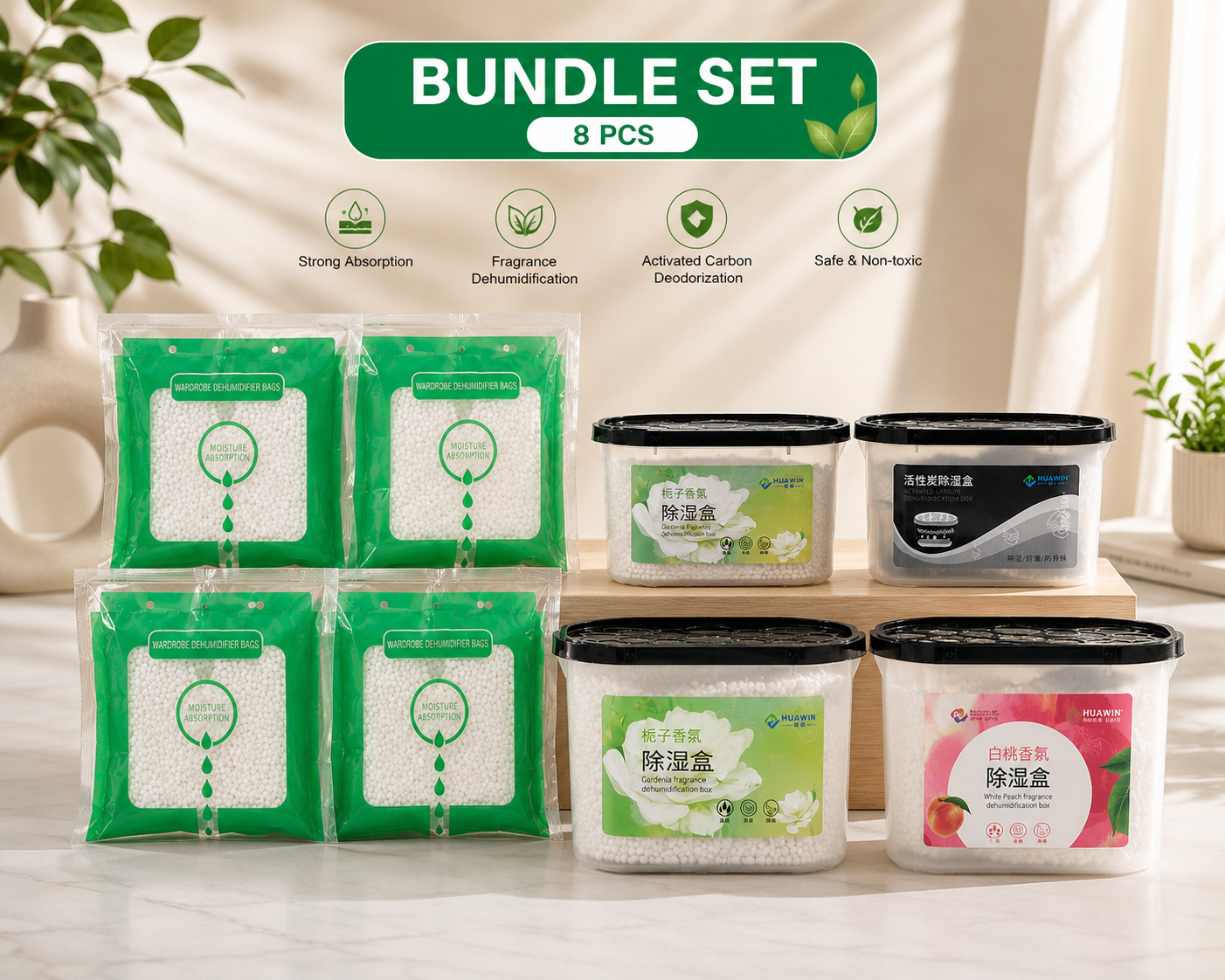 Premium Anti-Moisture & Dehumidifier Kit.