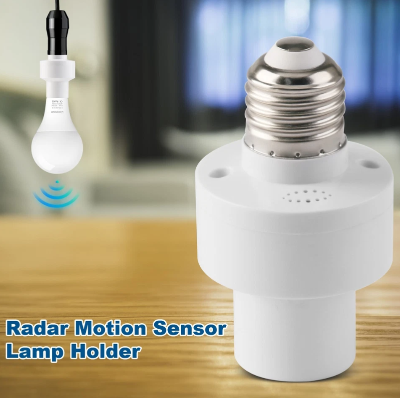 Radar Motion Sensor Lamp Holder