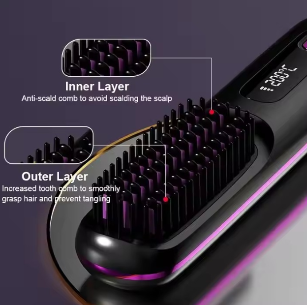 Hair Straightening Brush