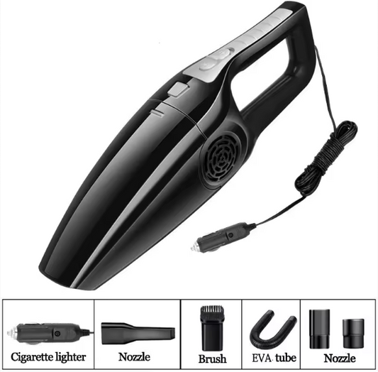 Portable Car Vacuum Cleaner 12V – High Power Handheld Cleaner