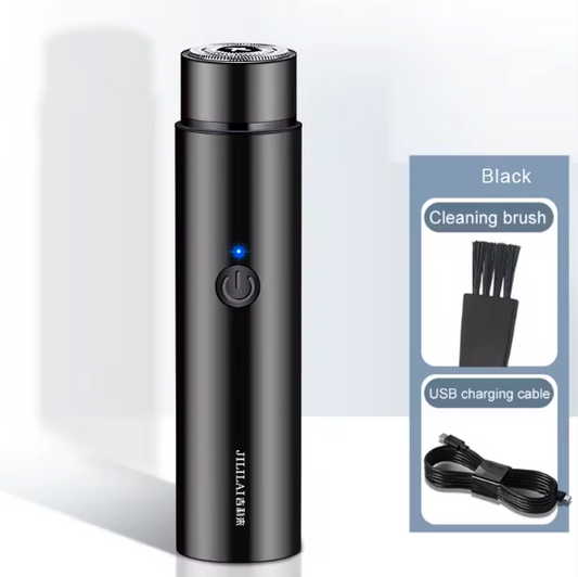 Portable Mini Electric Shaver – USB Rechargeable Razor for Men